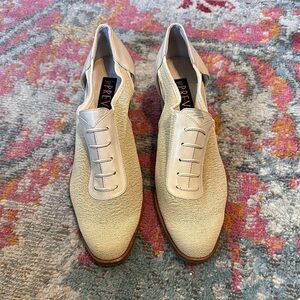 Vintage Prevata Cream Oxfords